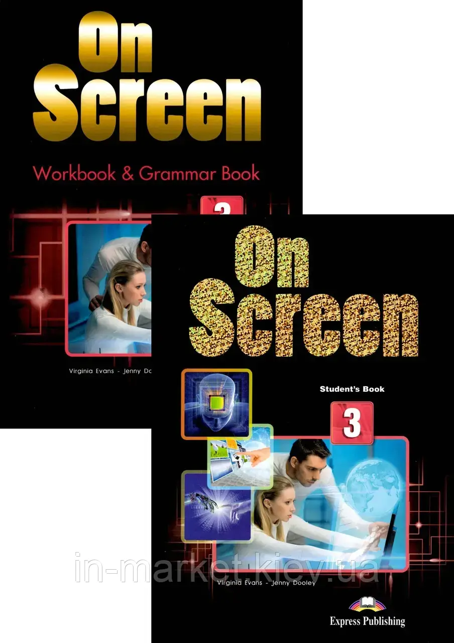 On Screen 3, Student's book + Workbook / Підручник + Зошит англійської мови