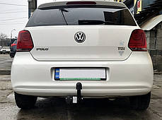 Фаркоп Volkswagen Polo хетчбек 2009-2017 (Фольксваген Поло) польський на болтах, фото 3