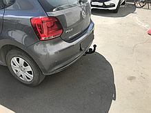 Фаркоп Volkswagen Polo хетчбек 2009-2017 (Фольксваген Поло) польський на болтах, фото 5