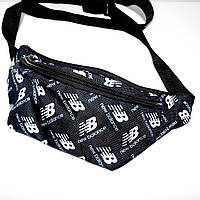 Поясна дитяча сумка бананка спортивний принт два відділи