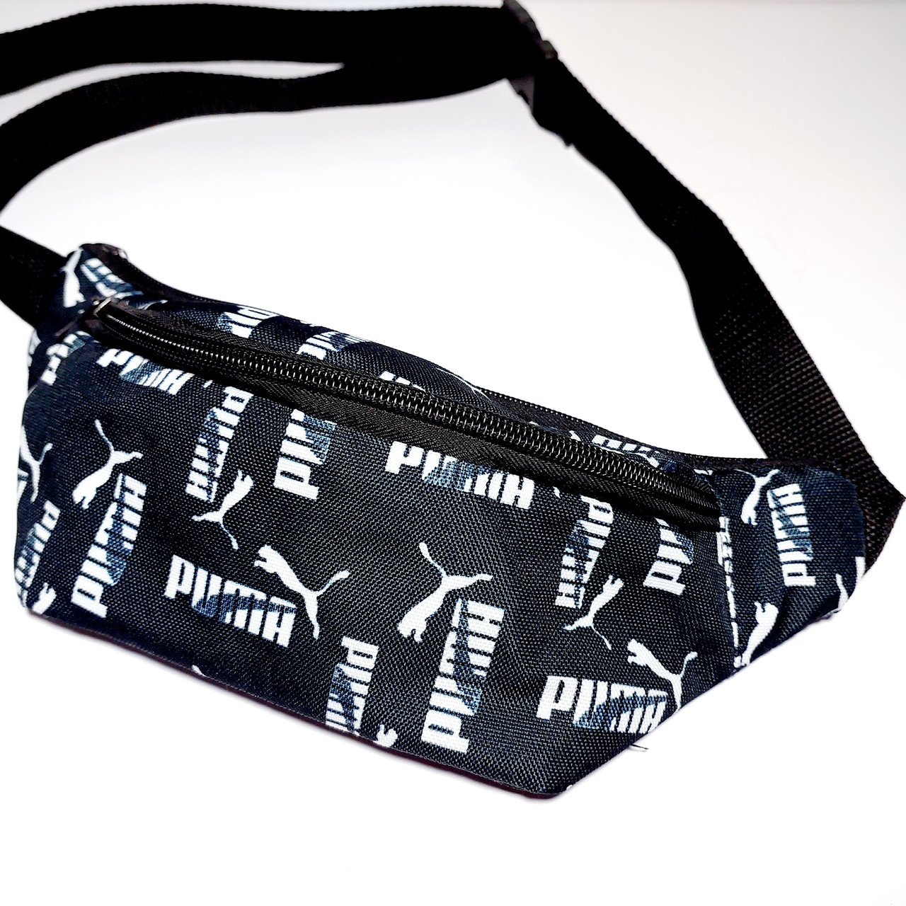 Поясна дитяча сумка бананка спортивний принт два відділи, фото 1