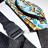 Бананка дитяча поясна сумка патріотичний принт, фото 3