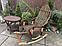 Крісло-качалка і столик . Ціна вказана без накидки. Накидка 750 грн штука., фото 4