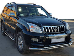 Передня дуга ST014 (нерж.) 60/60 мм для Toyota Land Cruiser Prado 120