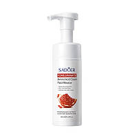 Пінка-мус для очищення обличчя з гранатом Sadoer Pomegranate Amino Acid Clean Face Mousse,150 мл