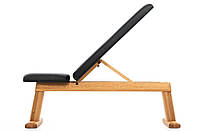 Лава NOHRD Bench Press Дуб, шкіра (LW-NH-25.424)