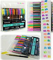 Набір гелевих ручок 36 кольорів (24 неонових + 12 з глітером) "Neon color"  /HG6107-36