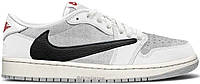 Кроссовки Nike Travis Scott x Fragment x Air Jordan 1 Low Grey White Black