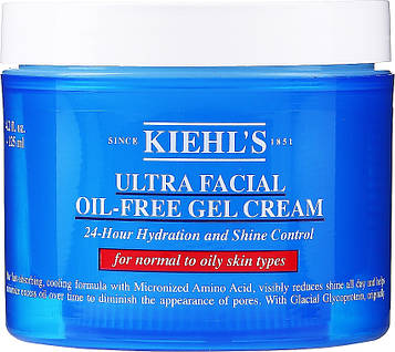 Зволожуючий гель-крем без олій для нормальної та жирної шкіри Kiehl's Ultra Facial Oil-Free Gel Cream 125 мл