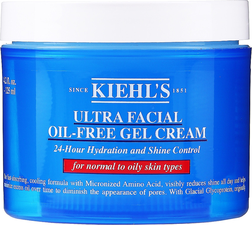 Зволожуючий гель-крем без олій для нормальної та жирної шкіри Kiehl's Ultra Facial Oil-Free Gel Cream 125 мл