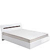 Ліжко Ацтека Двоспальне 160 Білий глянець LOZ 160х200 БРВ (Амелія), фото 3