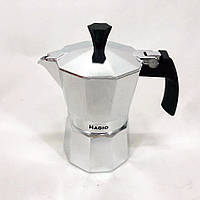 Кофеварка для дома Magio MG-1001 | Кофейник гейзерный | Гейзерная кофеварка YP-178 из нержавейки