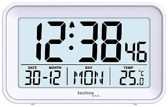 Настільний електронний годинник Technoline WT497 (White), фото 2