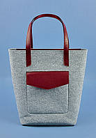 Сумка шоппер BlankNote D.D. Серый (BN-BAG-17-felt-vin) LD, код: 355851