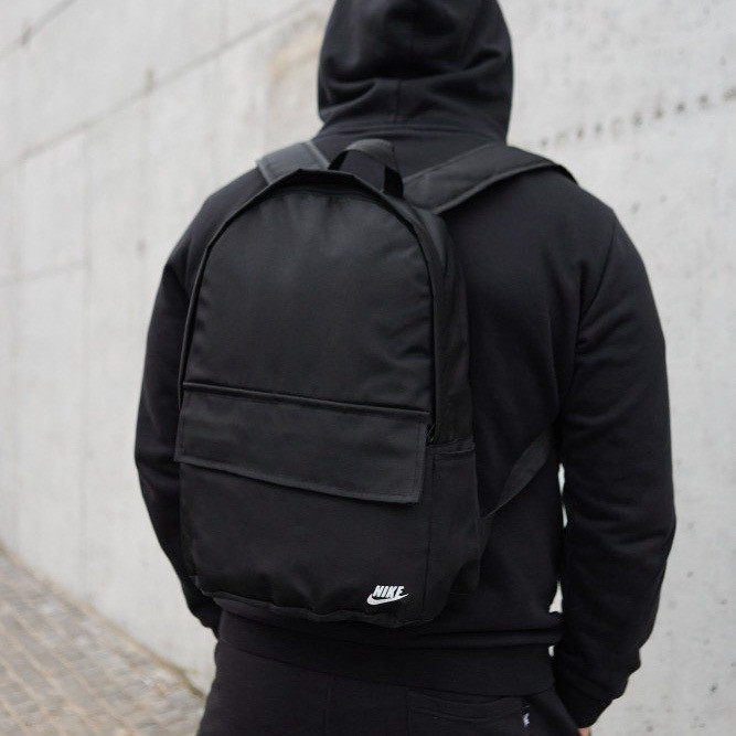 Чоловічий спортивний рюкзак Nike чорний сумка Найк спортивна для тренувань