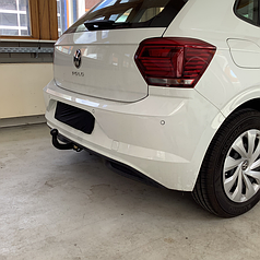 Фаркоп Volkswagen Polo 2017- (Фольксваген Поло хетчбек) польський на болтах