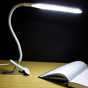 Лампа настільна світлодіодна на прищіпці Гнучка настільна лампа на прищіпці Світлодіодний Led світильник