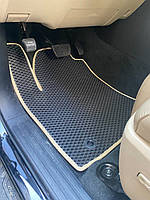 Поліуретанові килимки 3 ряди (EVA, чорні) Середній ряд - підлокітник для Toyota Sequoia