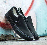 Vans Slip-On Classic Black, (чорні) 43