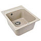 Гранітна мийка для кухні Platinum 4050 KORRADO матова Сафарі, фото 4