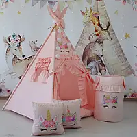 Детские домик Бемби БОН БОН + корзина для игрушек + подвесные качели Полная комплектация