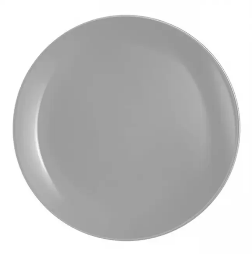 Тарілка десертна кругла склокераміка сіра Diwali Granit Luminarc 190 мм (P0704), фото 1
