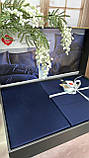 Комплект постільної білизни сатин люкс двоспальне євро 200*220 см Cotton Box Elegant Satin Туреччина, фото 2