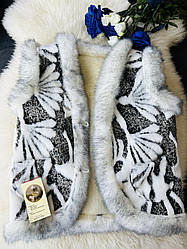 Жилет з овечої шерсті дитячий, жилет дитячий, жилет з овечої вовни