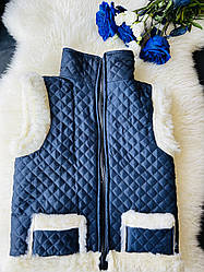 Дитячий жилет з овечої шерсті