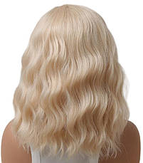 Перука блонд хвиляста, термоволокно DC XOUJE Long golden, фото 4