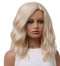 Перука блонд хвиляста, термоволокно DC XOUJE Long golden, фото 2