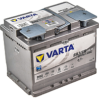 Акумулятор 60 А·год 680 А 12 В VARTA D52 Silver Dynamic AGM (R+) Varta 560 901 068 6СТ-60