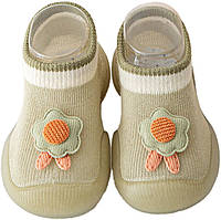Носочки-тапочки для малышей с не скользящей подошвой 2Life 20 21 12,5 см Зеленый (vol-10161) LD, код: 7813492
