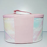 Набір косметичок із єдинорогом рожевий 2 шт. різного розміру, фото 3