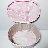 Набір косметичок із єдинорогом рожевий 2 шт. різного розміру, фото 5