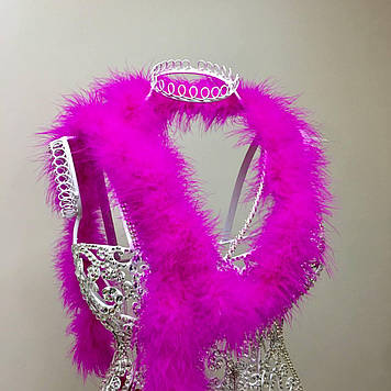 Боа  марабу довжина 1,9 м, колір  Fuchsia 20 гр