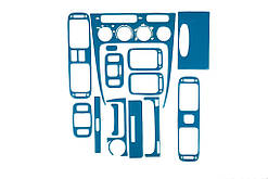 Накладки на панель 2000-2002 (синій колір) для Toyota Corolla років