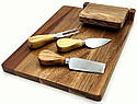 Набір ножів для сиру з дошкою Magnetic Acacia, фото 2