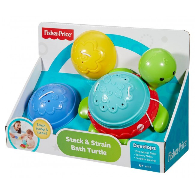 DHW16 Черепашка пірамідка для ванни Fisher-Price dhw16, фото 1
