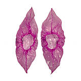 Бахіли поліетиленові одноразові медичні 2.6 гр/пара рожеві 100 шт, фото 2