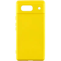 Чохол Silicone Cover Lakshmi (A) для Google Pixel 7a Жовтий / Flash