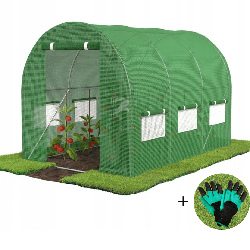 Теплиця парник Homart 2x3m 6m2 + рукавиці садові (9346)