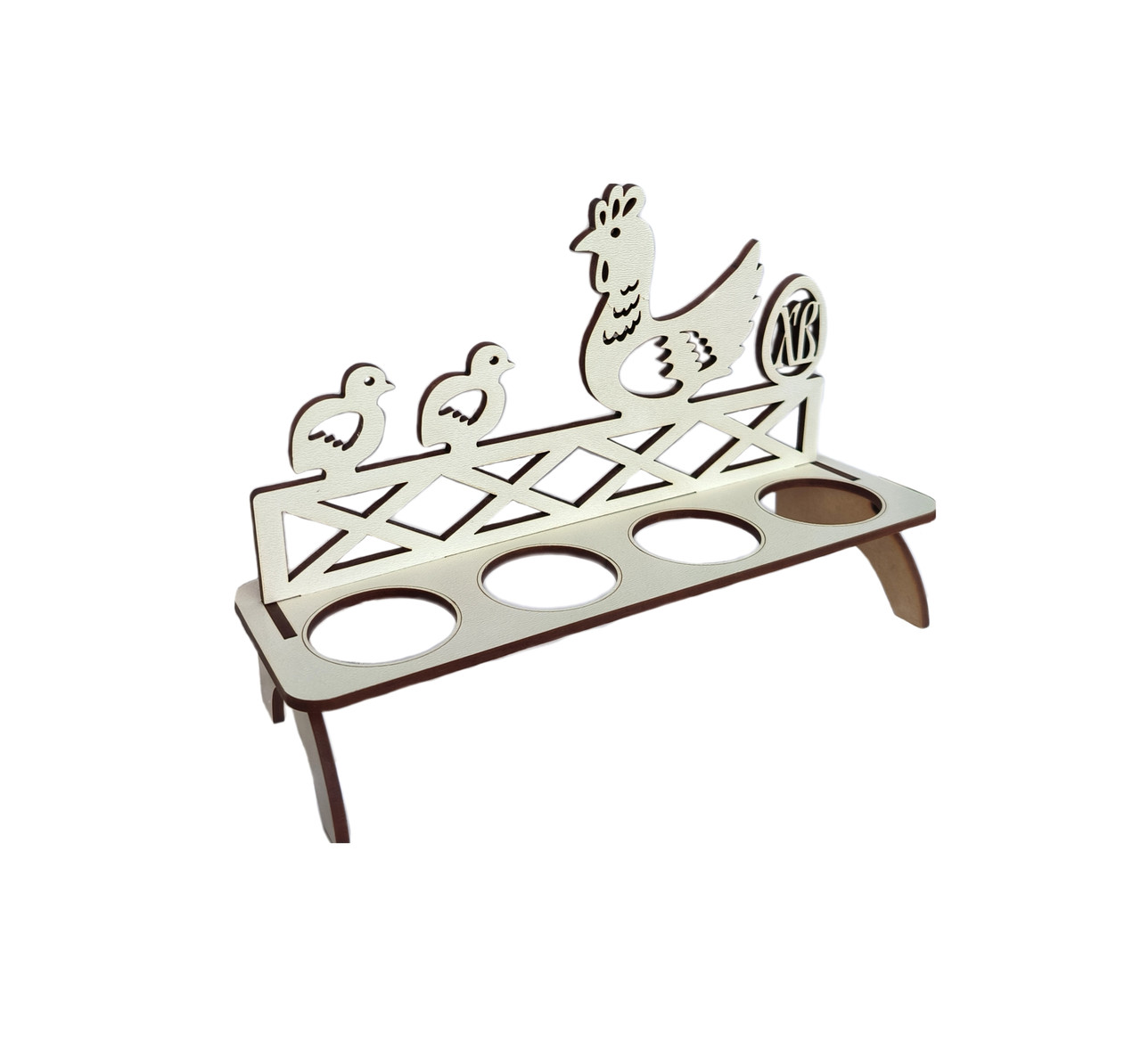 Підставка для яєць "Курча з циплятами" 19*13*6 см.| заготівля для великодніх яєць