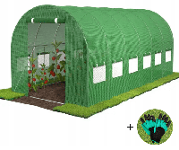 Теплица усиленная парник Homart 8x3m 24m2 + перчатки садовые (9407)