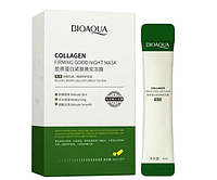 Нічна колагенова маска для обличчя Bioaqua Collagen Firming Good Night Mask 4 мл