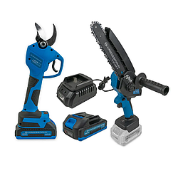 Комплект Kraissmann M-POWER 20 (секатор + пила, 2 АКБ, зарядний)