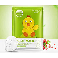 Тканевая маска с экстрактом граната Bioaqua Facial Mask Цыпленок LD, код: 1353244