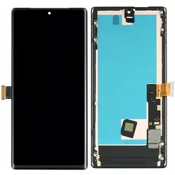Дисплей Google Pixel 6 OLED модуль (екран, сенсор) з рамкою, оригінал, Чорний
