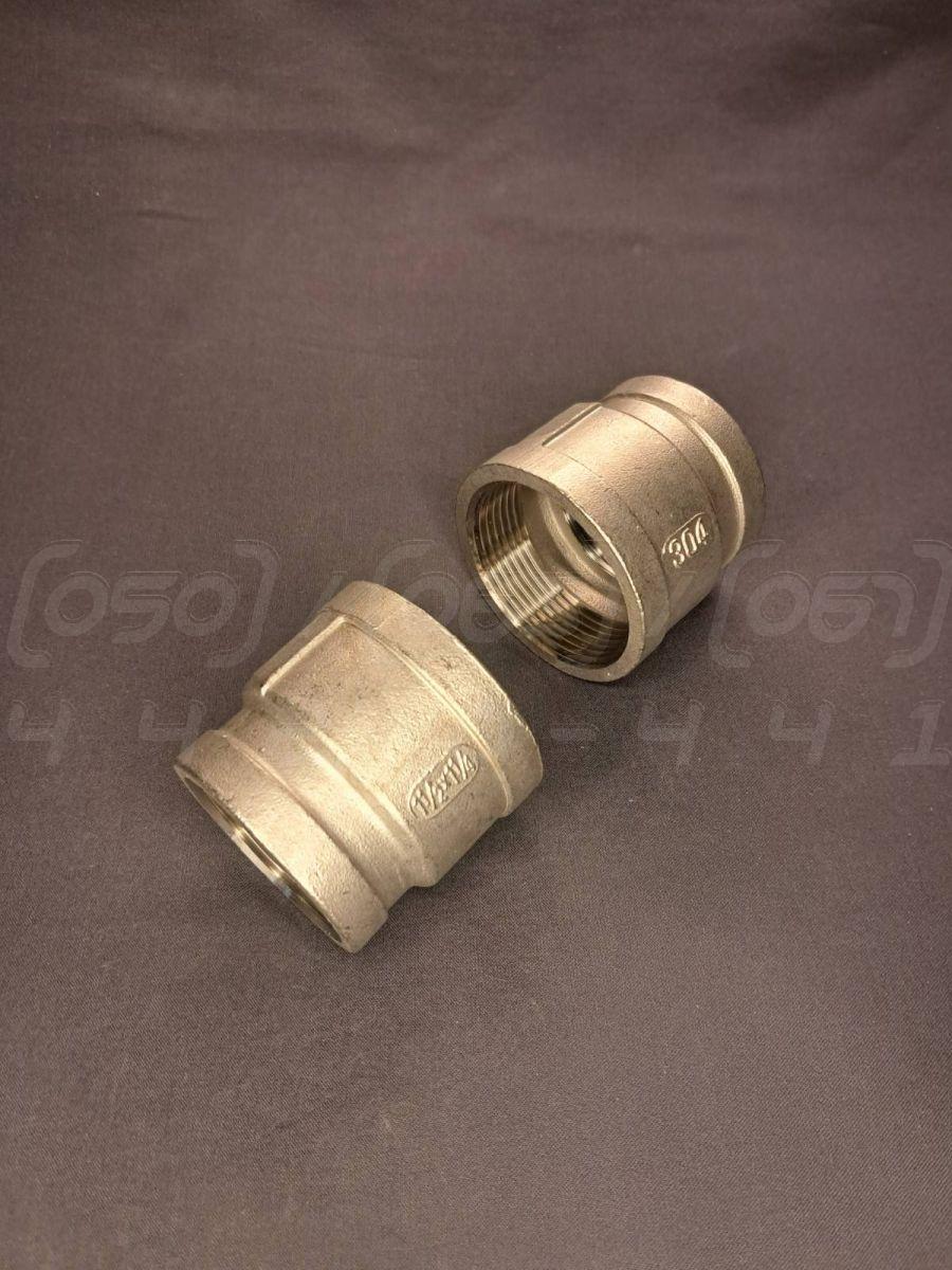 Муфта перехідна нержавіюча Ду=40х32 (1"1/2х1"1/4) лита ISO 4144, EN 10241, DIN 2987