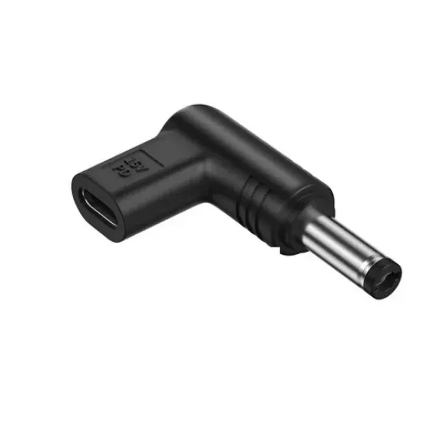 Перехідник Infinity USB Type-C (мама) - DC 3.5x1.35mm (тато) Black 19v для заряджання ноутбука